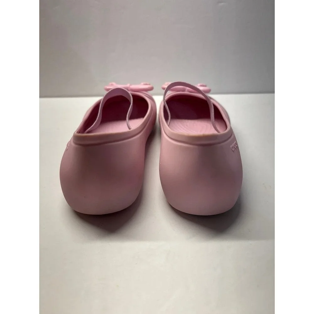 Crocs Pink Mary Jane's with Bows (Sz. C12)